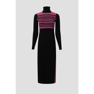 TOCCIN X RTR Stripe Turtleneck Dress - Size Medium